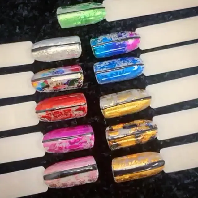 Swatch of the foils at work, good for practice Come to and try it