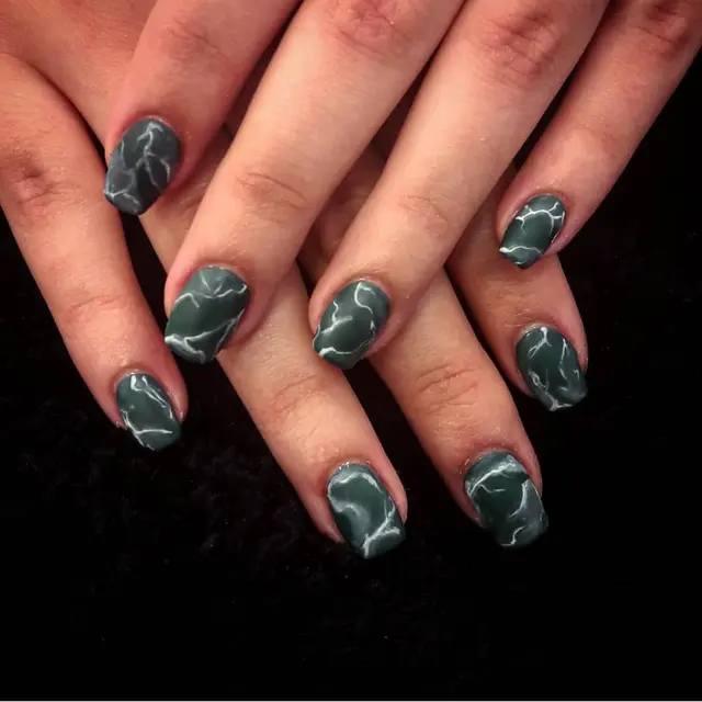 Storm marble Done in come to book for a nail art ;)