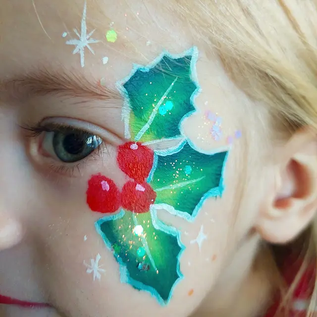 Maquillages de Noël féeriques Laissez la magie des fêtes illuminer les visages de vos enfants avec des maquillages…