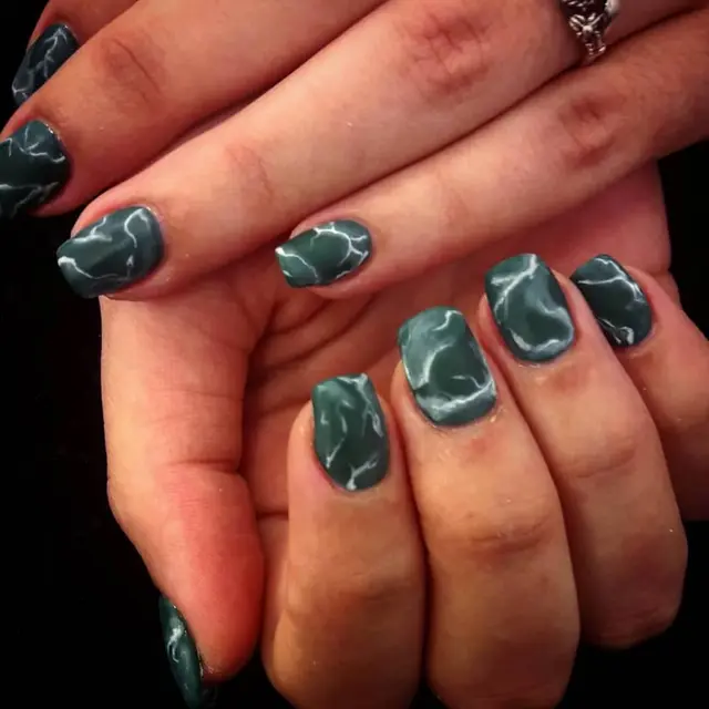 Storm marble Done in come to book for a nail art ;)