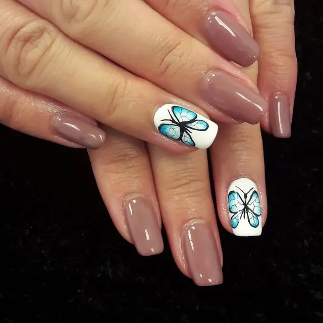 Blue butterfly Done by me in