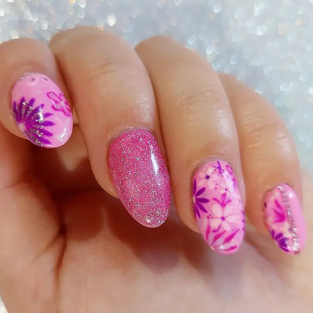 Pink flower power!!