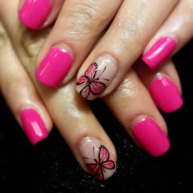 Butterfly family Pink done by me in