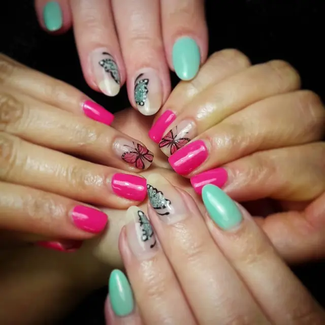 Butterfly family Pink done by me in