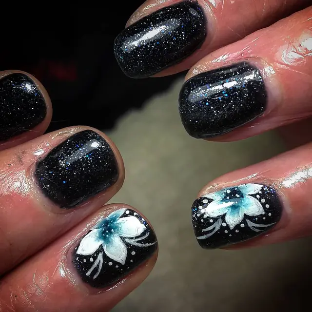 Flowers one stroke