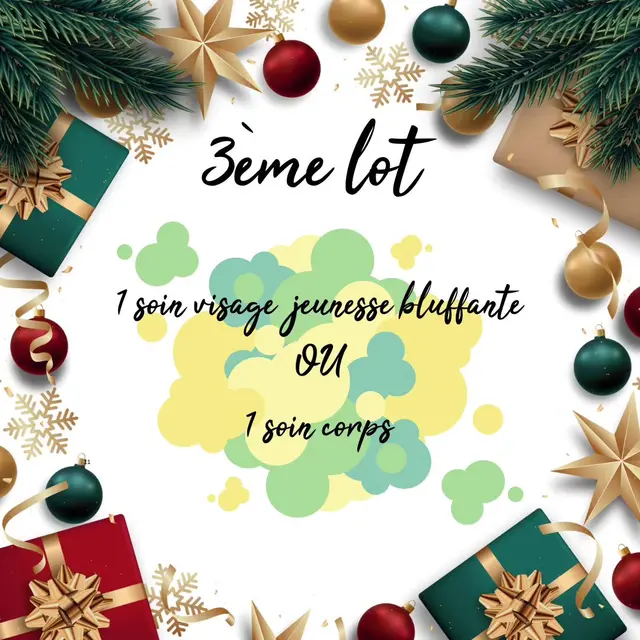 Concours de Noël À gagner cette semaine un lot d'une valeur de 90€ Remporté par Laetitia Grillet