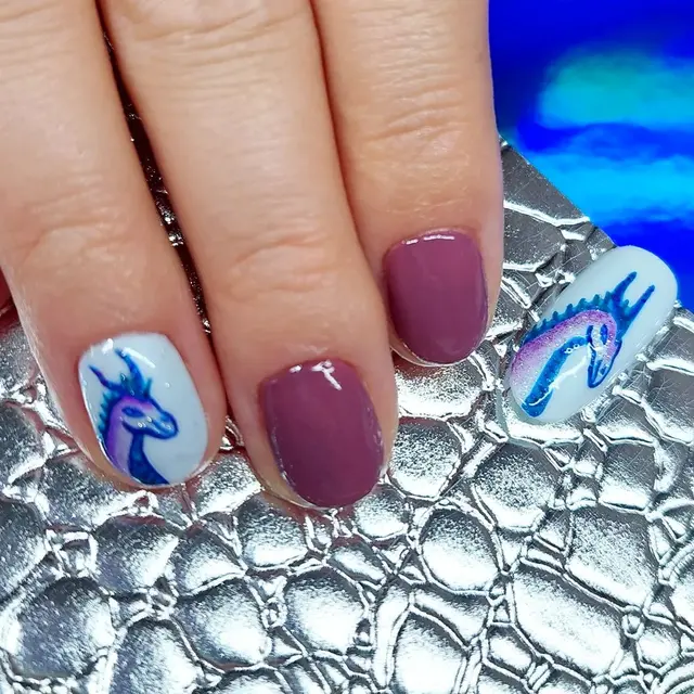 Résultat de mon nail art thème et pour l'anniversaire de mon filleul et ma nièce.