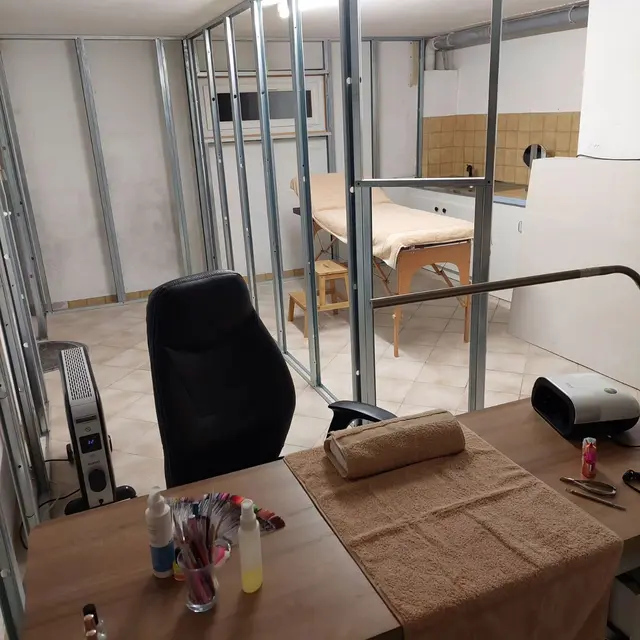 Les photos avant et pendant les travaux.