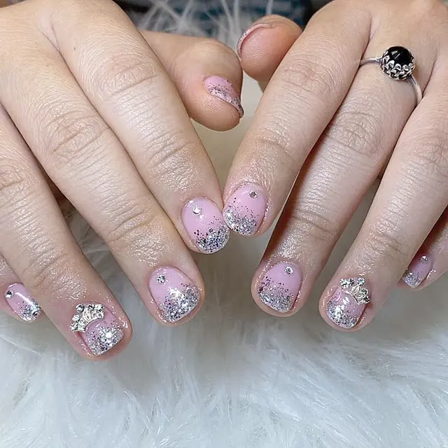 Princess nails Done by me in