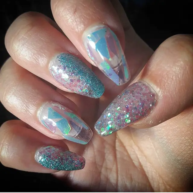 Mermaid nails Base by Kim from