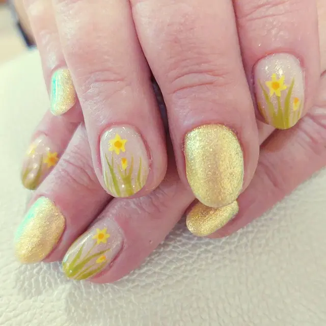 Jolie petites Jonquilles de printemps