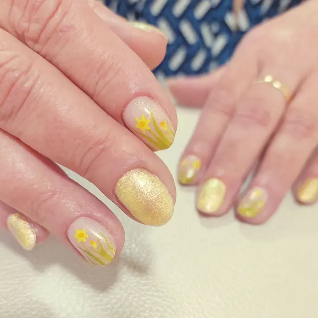 Jolie petites Jonquilles de printemps